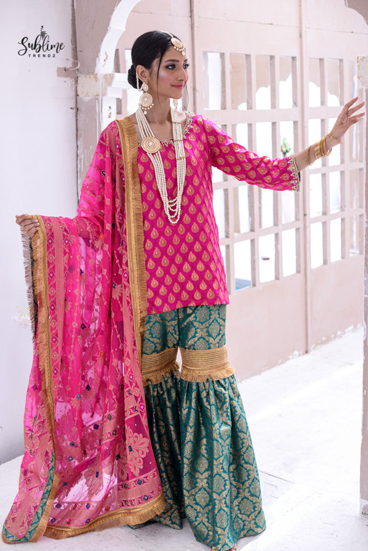 Enchanted Sequin Gharara Set