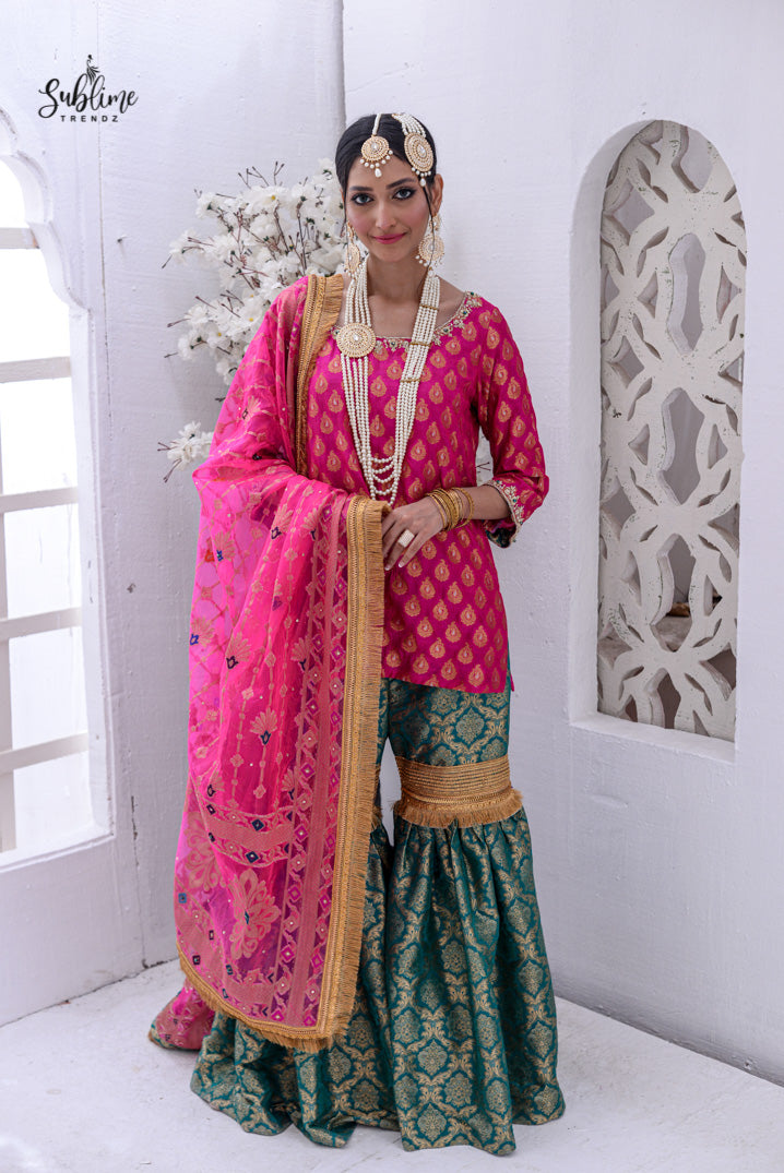 Enchanted Sequin Gharara Set